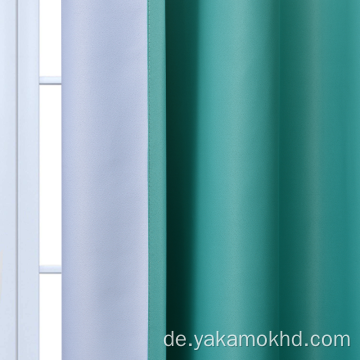 Teal Gradient Blackout Curtains